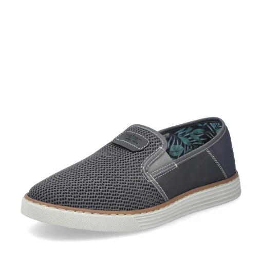 Rieker Herren Slipper steingrau