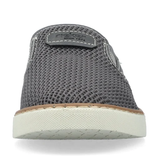 Rieker Herren Slipper steingrau