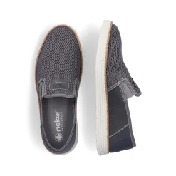 Rieker Herren Slipper steingrau