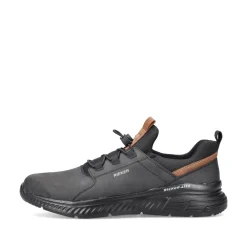 Rieker Herren Slipper tiefschwarz