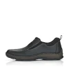 Rieker Herren Slipper tiefschwarz