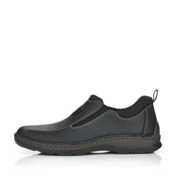 Rieker Herren Slipper tiefschwarz