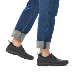 Rieker Herren Slipper tiefschwarz