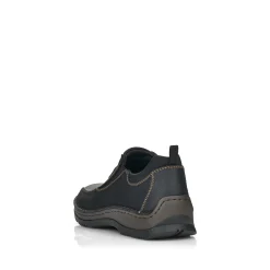 Rieker Herren Slipper tiefschwarz