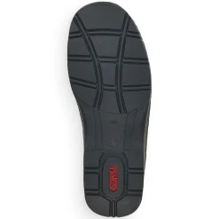 Rieker Herren Slipper tiefschwarz