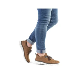 Rieker Herren Slipper zimtbraun