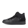 Rieker Herren Sneaker High steel black