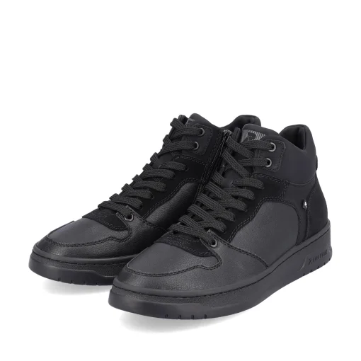 Rieker Herren Sneaker High steel black