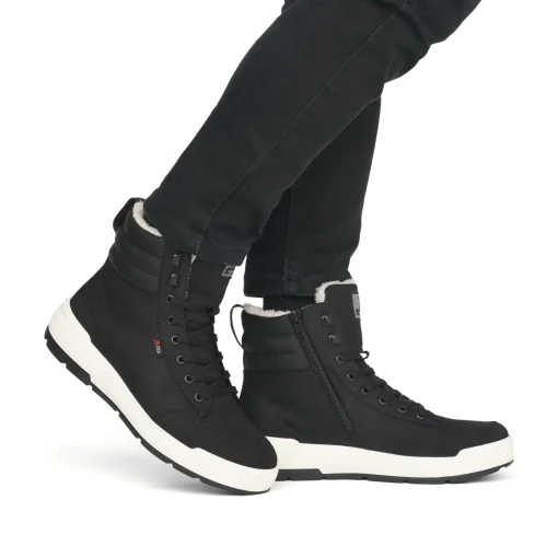 Rieker Herren Sneaker High asphaltschwarz