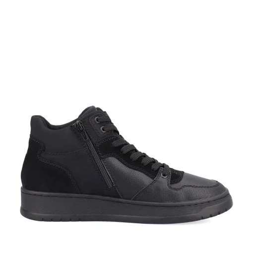Rieker Herren Sneaker High steel black
