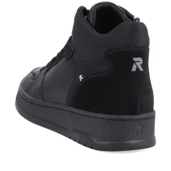 Rieker Herren Sneaker High steel black