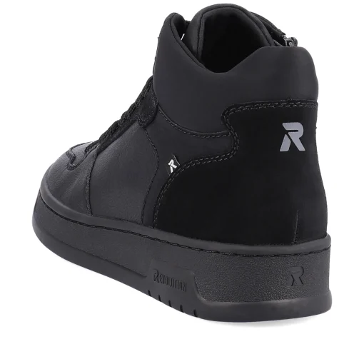 Rieker Herren Sneaker High steel black