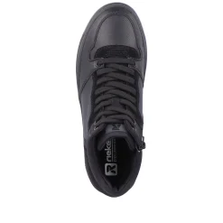 Rieker Herren Sneaker High steel black