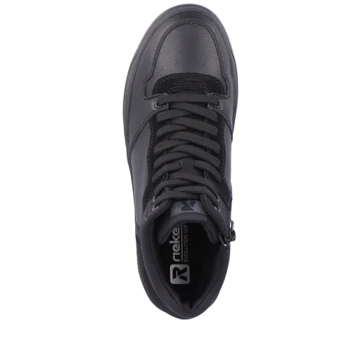 Rieker Herren Sneaker High steel black