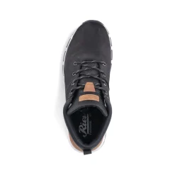 Rieker Herren Sneaker High nachtschwarz-holzbraun