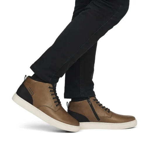 Rieker Herren Sneaker High caramel brown