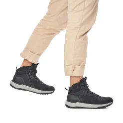Rieker Herren Sneaker High noir