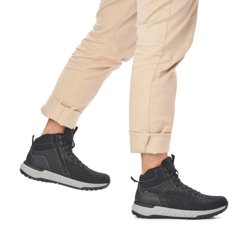 Rieker Herren Sneaker High noir