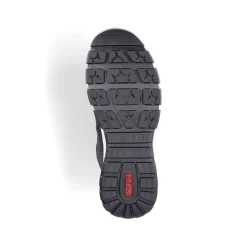 Rieker Herren Sneaker High nachtschwarz-holzbraun