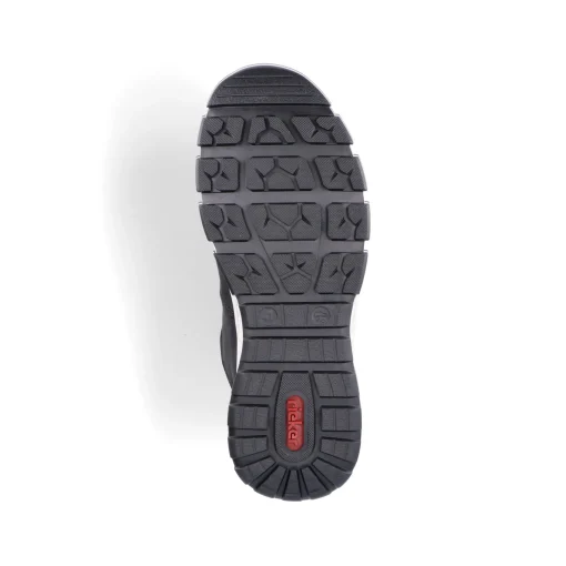 Rieker Herren Sneaker High nachtschwarz-holzbraun