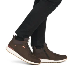 Rieker Herren Sneaker High wood brown