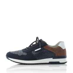 Rieker Herren Sneaker Low stahlblau