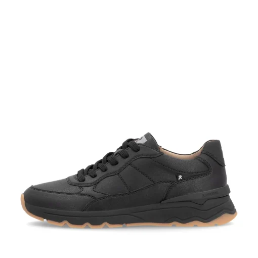 Rieker Herren Sneaker Low mattschwarz