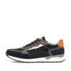 Rieker Herren Sneaker Low dunkelblau-grau