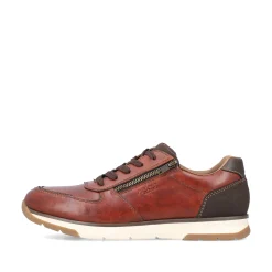 Rieker Herren Sneaker Low rotbraun