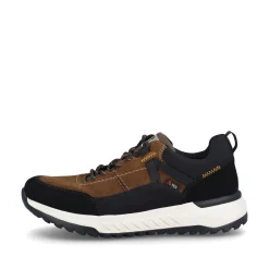 Rieker Herren Sneaker Low holzbraun-schwarz