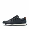 Rieker Herren Sneaker Low stahlblau