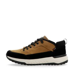 Rieker Herren Sneaker Low kamelbraun-schwarz