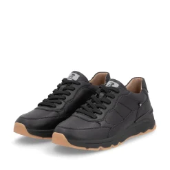 Rieker Herren Sneaker Low mattschwarz