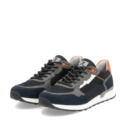 Rieker Herren Sneaker Low dunkelblau-grau