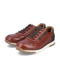 Rieker Herren Sneaker Low rotbraun