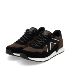 Rieker Herren Sneaker Low zimtbraun-schwarz