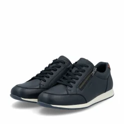 Rieker Herren Sneaker Low stahlblau
