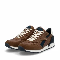 Rieker Herren Sneaker Low nut-brown ocean-blue