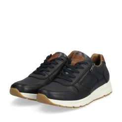 Rieker Herren Sneaker Low stahlblau