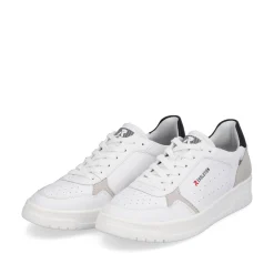 Rieker Herren Sneaker Low brilliant-white graphite-grey