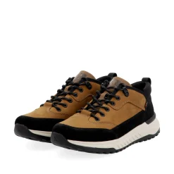 Rieker Herren Sneaker Low kamelbraun-schwarz