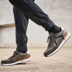 Rieker Herren Sneaker Low grünbraun-schwarz