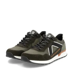 Rieker Herren Sneaker Low grünbraun-schwarz