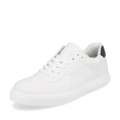 Rieker Herren Sneaker Low reinweiß