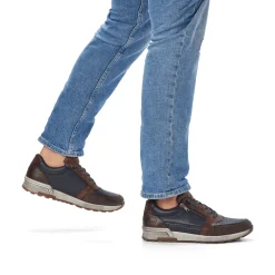Rieker Herren Sneaker Low ozeanblau