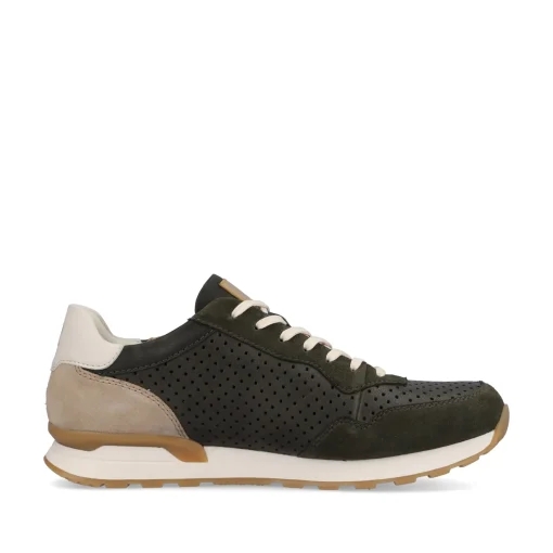 Rieker Herren Sneaker Low forest-green clay-beige