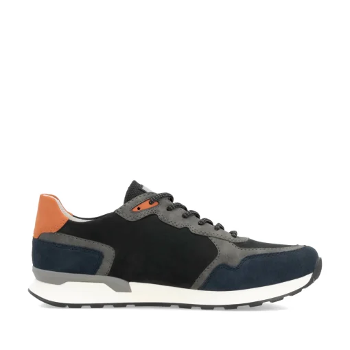 Rieker Herren Sneaker Low dunkelblau-grau