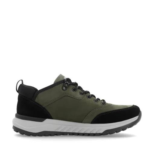 Rieker Herren Sneaker Low khaki-schwarz