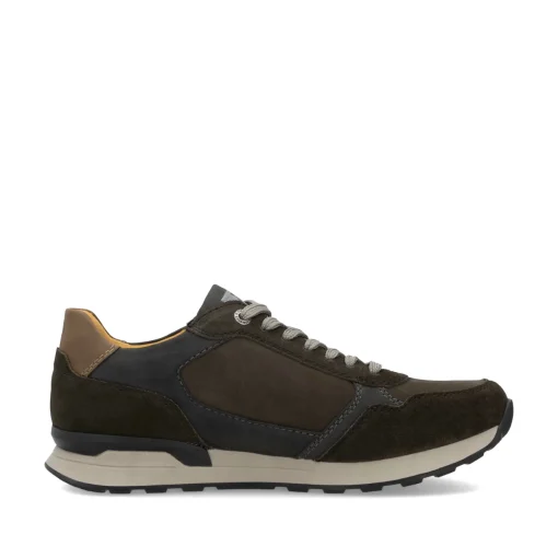 Rieker Herren Sneaker Low carbongrau-schwarz