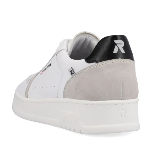 Rieker Herren Sneaker Low brilliant-white graphite-grey